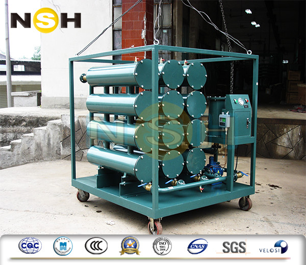 Double - Stage Transformer Oil Purification Machine For Dehydration , Degassing