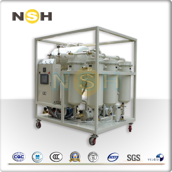 Vacuum Purification Turbine Oil Purifier Machine High Automation Small Size
