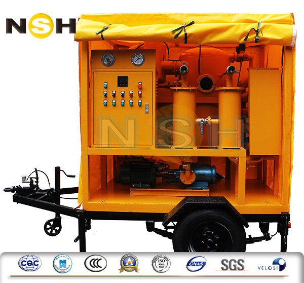 Low Noise Oil Regeneration Transformer Oil Filtration Above 110KV With Easy Handling