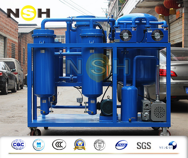 High Tech Oil Recycling Steam Turbine Lube Oil Purifier / Lubricating Oil Filtration