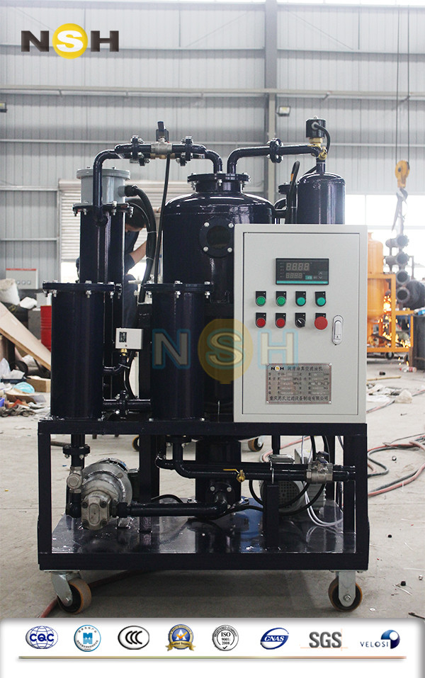 Vacuum Hydraulic Oil Filter Machine Easy Operation Dehydration Degassing