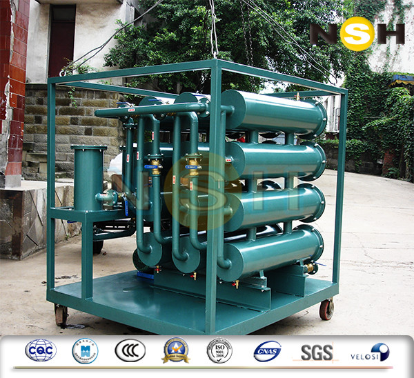 Acid Removal Transformer Oil Filtration And Dehydration Plant Mobile Type With Trailer 380V/3P/50Hz