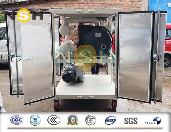 Mobile Type Vacuum Dehydration Unit , Power Transformer Vacuum Pumping Unit