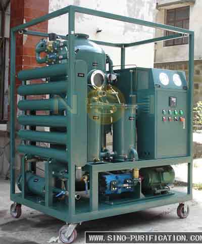 Single-Stage Vacuum Transformer Oil Purifier Filtration Recycling Equipment For Power Transformer Oil, Insulation Oil Filter Machine, 600-6000 Liter/Hour, For The Thermal Power Station and Power Plant