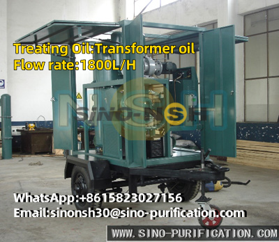 1800 Liter/Hour Double-Stage Vacuum Transformer Electric Oil Filtration Recycling Equipment For Power Transformer Oils for all insulation oils Filter Machine The Thermal Power Station Power Plant