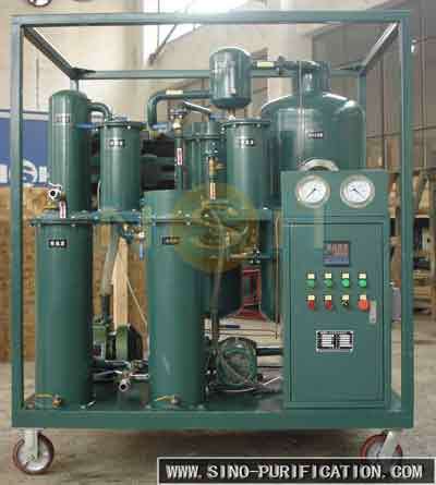 LV-P Vacuum Dehydration Lubricating Oil Filter 600L/H 15kw Heating