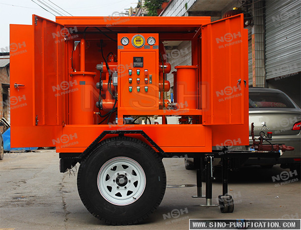 Mobile Centrifuge Transformer Oil Filtration Machine T Tank For Better Dehydration