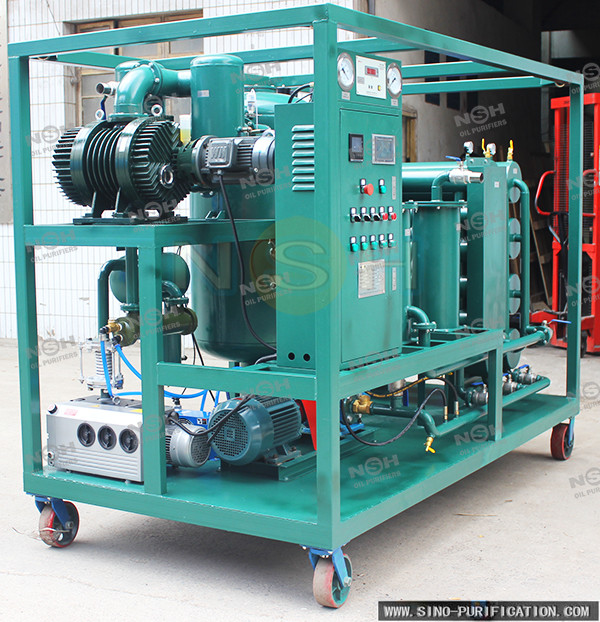 Double Vacuum Stage Transformer Oil Purification Machine Large Flow Rate