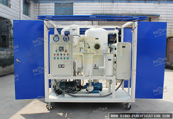 ABB Insulation Oil Dehydration Machine For Transformer Substation , Weather Proof Cover And Trailer