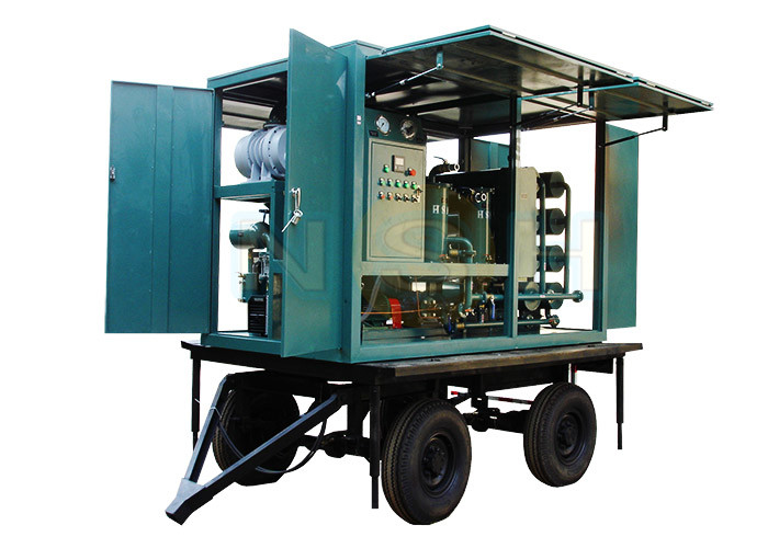 Remove Acid Mobile Oil Purifier / Transformer Oil Purification Plant 6000 Liters / Hour