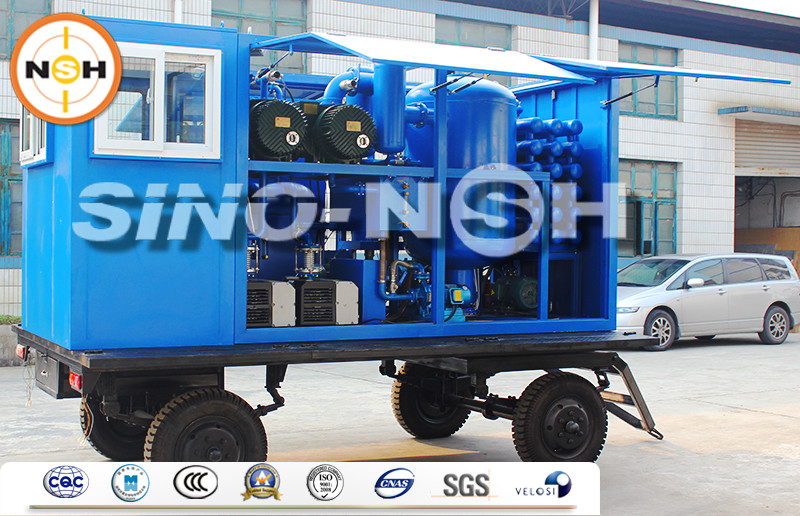 Grid Power Transformer Oil Processing, Mobile At Substation, With Separate Control Room,Transformer Oil Treatment System