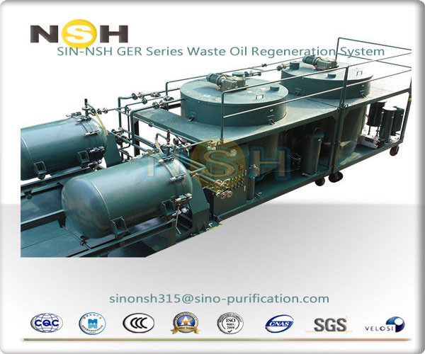 Waste Oil Recycling System Lubricating Oil Regeneration System