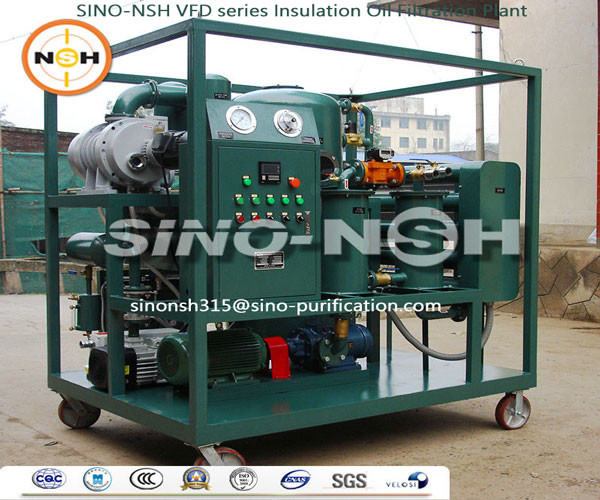 Sino-NSH VFD Series Vacuum Insulation Oil Purifier For Transformer Oil