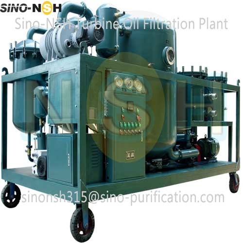Gas Impurities Turbine Oil Purification Machine 9000L/H