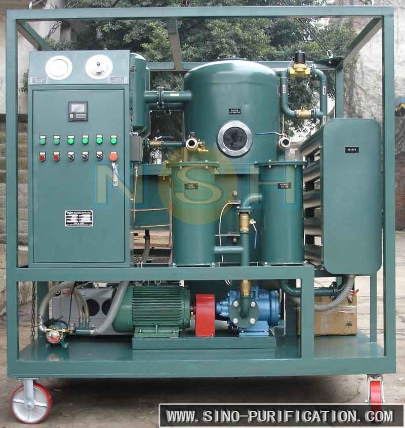 Dehydrated Lubricating Oil Purifier Degassing Turbine C