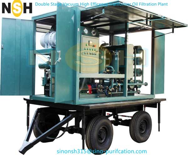 500L-Min Insulation Oil Purification Machine Impurities Removal 380V Transformer Fluid Treatment