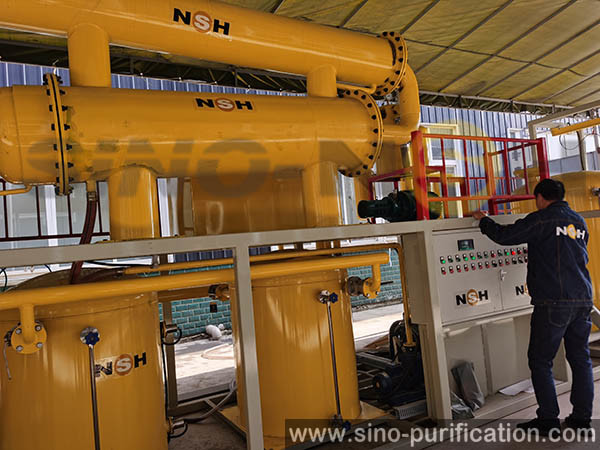 40kW Dehydration Vacuum Oil Purifier 2T/D Oil Water Separator Centrifuge