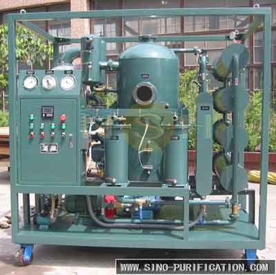 With Oil Tester Regeneration Dehydration Vacuum Transformer Oil Purifier