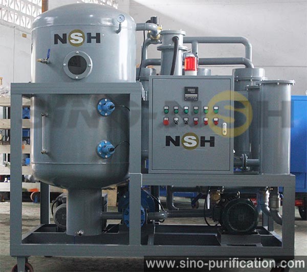 Newly Type 53kw With PLC Degassing Dehydration Vacuum Turbine Oil Purifier