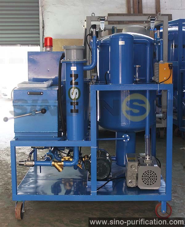 Newly Type 53kw With Dissolved Gas Meter Degassing Vacuum Turbine Oil Purifier