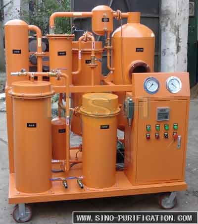 Degassing Dehydration Lubrication Oil Purifier 12000L/H Closed Type