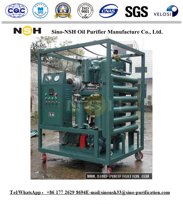 Double Stage 50 Kw Transformer Oil Filtration Purifier 3000L/H Oil Treatment Machine