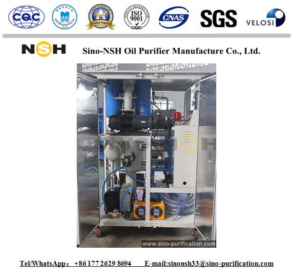 20000L/H Transformer Oil Filtration Equipment Vacuum Purifier Plant