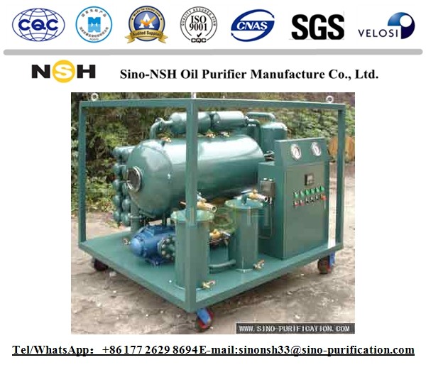 Single Stage Transformer Oil Purifier 65KW Vacuum 6000L / H