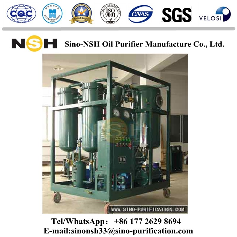 30KW Turbine Oil Purifier 3000L / H Vacuum Drying Filtration Machine