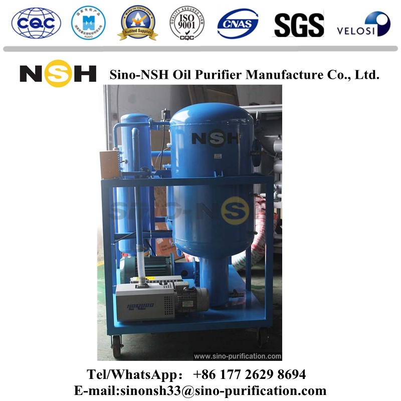 Vacuum 9000L/H Turbine Oil Purifier 78KW Filtration System Machine