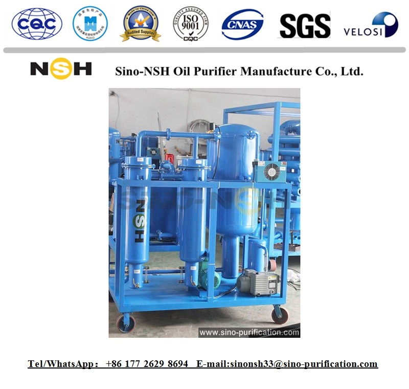 Vacuum 3000L/H Turbine Oil Purifier Filtration Machine System