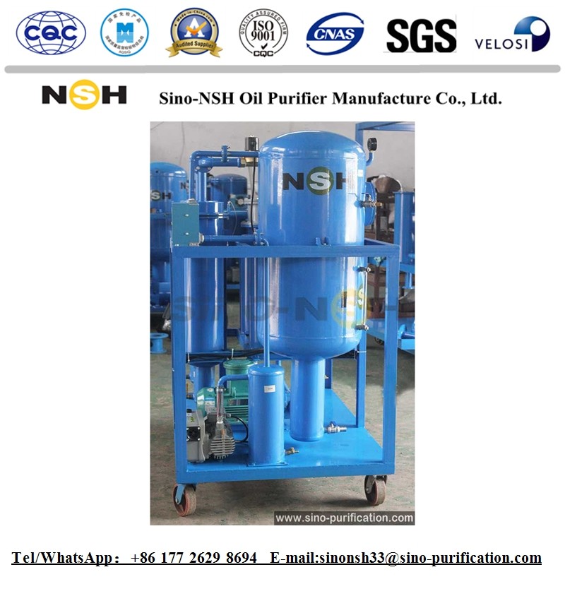 Vacuum 3000L/H Turbine Oil Purifier Filtration Machine System