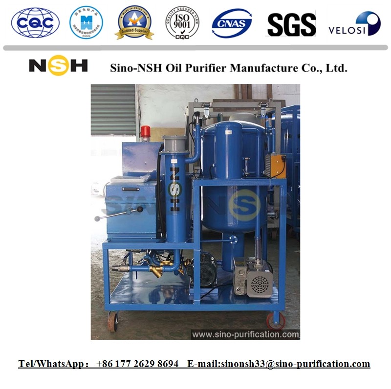 6000L/H Turbine Oil Purifier System GER Series 53W Precision Filtration