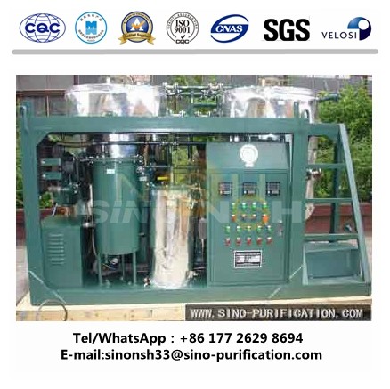 2000L / H Oil Water Separator 81 KW Used Oil Regeneration System
