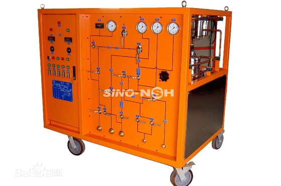 220KV SF6 Gas Recycling Charging Vacuum Oil Purifier Dehydrated Air Cooling