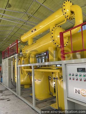 Degassing Engine Oil Refining Machine Remove Impurities 380V