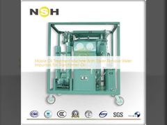 Mobile Oil Treatment Machine With Trailer Remove Water Impurities For Transformer Oil
