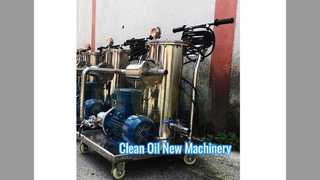 Portable Oil Purifier Stainless Steel Hydraulic Oil