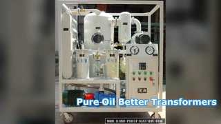High Vacuum Oil Purifier For Transformers